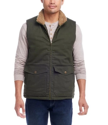 Chaleco impermeable para hombre talla XL verde oliva Sherpa ropa de trabajo NUEVO Foto 1 de 4