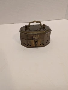 Vintage Brass Chinese Cricket Box - Picture 1 of 6