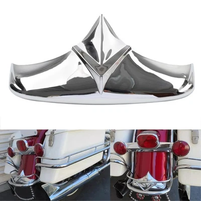 Chrome Rear Mudguard Tip Trim For Harley Electra Glide Duo Glide FL FLH 1958-66 - Изображение 1 из 4
