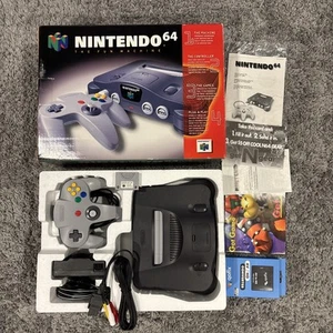 Nintendo 64 N64 Launch Edition Console Fun Machine 1996 - Complete In Box - Picture 1 of 20