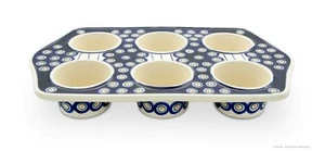 Bunzlauer Keramik Muffin-Backform, 36 x 22 x 5 cm Dekor 8 - Bild 1 von 5