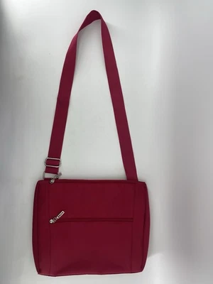 Maxx New York Bandolera Cartera Bolso de Mano Bolso de Mano Tamaño Mediano Rojo Correa Ajustable Foto 1 de 4