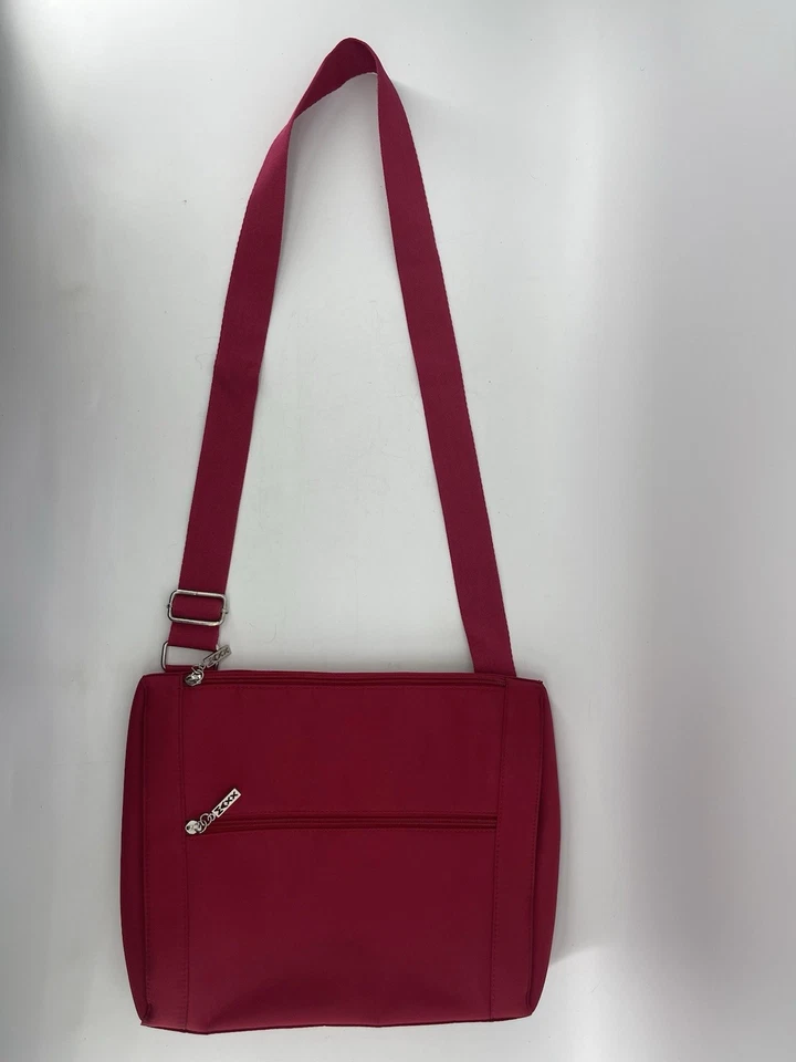 Maxx New York Crossbody Purse Bag Handbag Tote Mid Size Red Adjustable Strap - Image 1 of 4