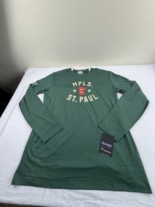 Nuovo Fanatics Pro autentico Minnesota Wild NHL MPLS. Camicia ST. PAUL L/S $70 - Foto 1 di 9