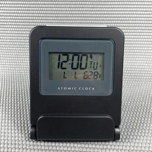 Atomic Clock Travel Clock Alarm Clock Compact - Picture 1 of 9