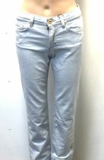 $600 Dolce & Gabbana Women Size 2 (24it) Tight Fit Light Blue Jeans Denim Pants