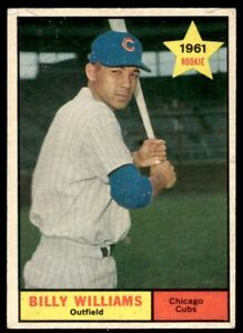 1961 Topps Set Break Billy Williams Rookie Chicago Cubs #141