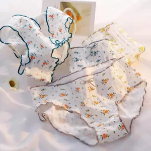 Cotton Panties Women's Underwear Floral Comfort Briefs Underpants Lingerie ♢ - Bild 1 von 23