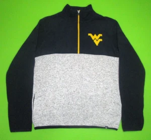 47 Brand 1/2 Zip West Virginia Mountaineers Jacket - Men's Size Small - Picture 1 of 8