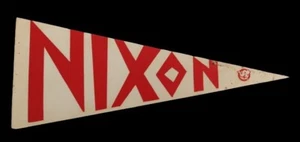 Vtg Pennant Flag Nixon Campaign Republican Elephant Paper Ephemera Unique Design - Picture 1 of 8