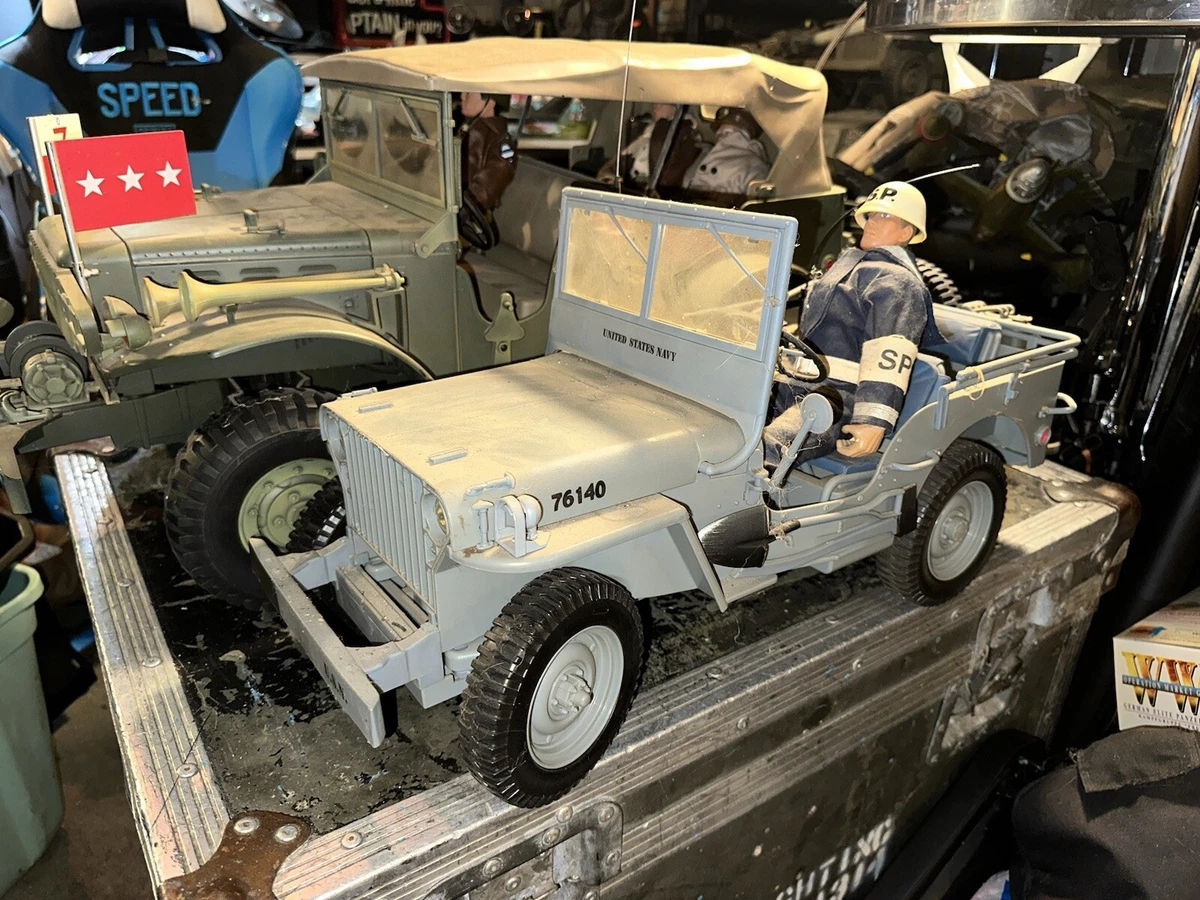 1/6 GI Joe Navy Jeep WWII | eBay