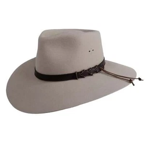 Statesman Big Australian Fur Felt Cowboy Hat Silver Belly - Picture 1 of 3