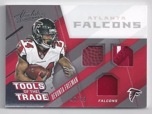 Panini Absolute Tools of the Trade 2017 #9 Devonta Freeman triple reliquia #d 08/99 - Imagen 1 de 2