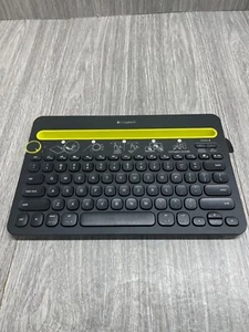 Logitech K480 Universal Mini Multi-Device Wireless Keyboard Black - Picture 1 of 14