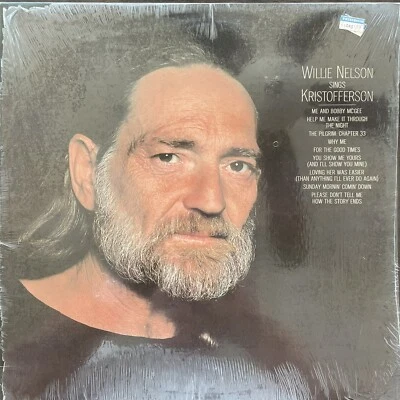 Willie Nelson Sings Kristofferson LP 1979 Records 36188 Vinyl SHRINK WRAP-EX. - Image 1 of 4