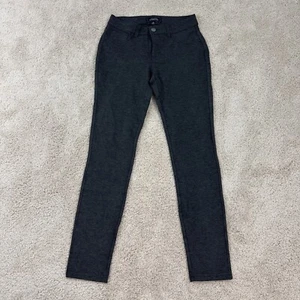 One 5 One Women's Stretch Jeggings Size 8 Gray Zip Stretch Knit Pants - Picture 1 of 12