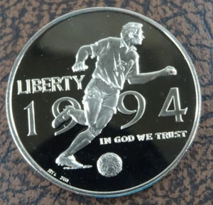 1994-P World Cup Proof Half Dollar US Mint Clad Coin Commemorative - Picture 1 of 4