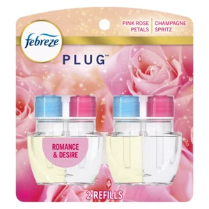 Febreze Plug Dual Air Freshener Refill in Romance & Desire, 2 Pack - Picture 1 of 2
