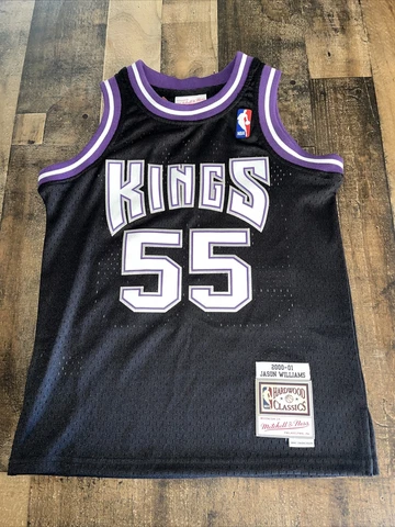 Mitchell & Ness Jason Williams Sacramento Kings Youth Jersey Small 8 NWT Cover