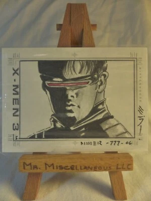 X3 X-Men III The Last Stand sketchafex by Steven Miller sketch card Cyclops - Image 1 of 3