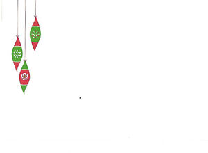 BLANK LOT OF 23 Christmas Ornament Crane Invitations DIY Print at Home