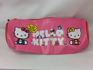 Sanrio Hello Kitty Pencil Case Pink 2012 Rainbow - Picture 1 of 11