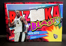 Kenyon Martin 2003-04 Topps Bazooka Blasts REFRACTOR Dual GU Patch#24/25!Nets F