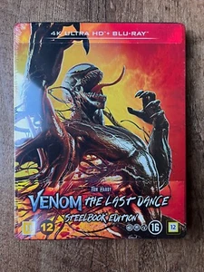 Venom: The Last Dance w. Steelbook (4K UHD + Blu-ray, Import, Region Free) *NEW* - Picture 1 of 3
