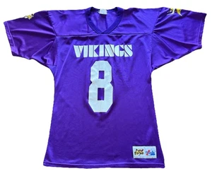 VTG Minnesota Vikings Jersey SZ M Made in USA Majestic Play Football Purple Top - Picture 1 of 11