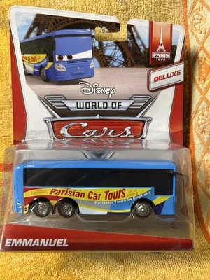 DISNEY PIXAR  CARS , DELUXE, EMMANUEL  PARIS TOUR BUS , HEAVY, 2013 - Image 1 of 4