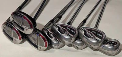 Juego de hierro híbrido Adams Idea A12 OS 4H,5H,6H,7,8,9,PW,GW grafito y acero R-Flx diestro Foto 1 de 4