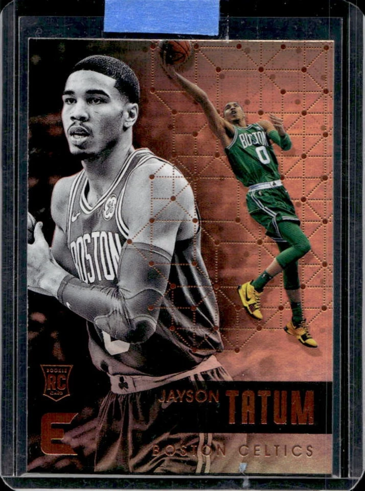 2017-18 Panini Essentials Jayson Tatum RC Orange Rookie #129 Celtics - Image 1 of 2