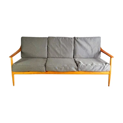 Knoll Antimott Sofa Midcentury Couch Walter Wilhelm Knoll Ahorn - Bild 1 von 4