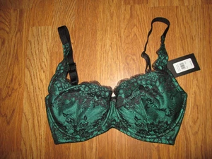 Womens FREDERICK'S OF HOLLYWOOD VOLUPTUOUS lace underwire bra 36DD 36 DD NWT - Picture 1 of 1