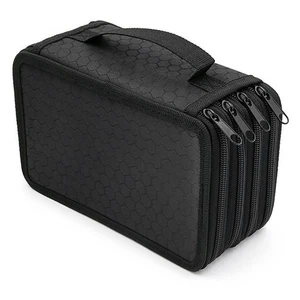 Astuccio portapenne, capacità: 72 lucci, astuccio portapenne a 4 strati, tinta unita, Qu1819 - Foto 1 di 6