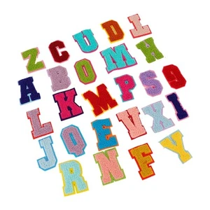 26 Pieces Sew on Letter Patches A-z Alphabet Patches Versatile Practical - Picture 1 of 6