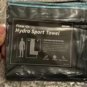 Flow Hydro Sport Towel - Microfiber Quick Dry Swimming Towels for Swim, Pool, Tr - Picture 1 of 3