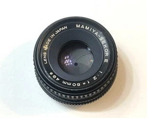 Mamiya / Sekor E 50mm F2 Mamiya ZE Mount Lens Film Camera -Untested- As Is - Picture 1 of 5