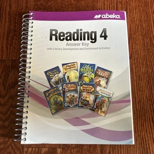 Abeka Reading 4 Teacher Answer Key with Literary Development and Enrichment - Picture 1 of 3