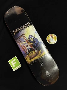 RARE Paul Rodriguez Megadeth Rock Band Judgement Prod Primitive Skateboard Deck - Picture 1 of 7