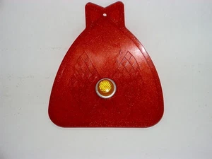 Genuine HUNT-WILDE Speedway Bicycle Flap Red Glitter NOS 686G - Picture 1 of 1