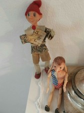 Pinocchio vintage Pupazzo OSKAR BOLOGNA LOTTO 2 LEGGI ANNI 60 d'epoca ciuchino