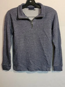 Childrens Place Boys 1/4 Zip Fleece Sweatshirt Size 10 / 12 Blue. - Picture 1 of 3