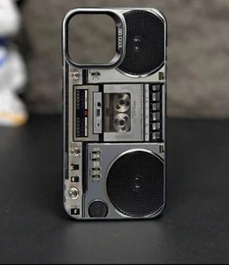 1 Stück Modisches Retro Aufnahmegerät Bedruckt Anti-Fall Telefon - Bild 1 von 5