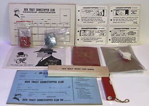 Vintage 1961 Dick Tracy Crimestopper Club Give Away Detective Kit Sealed
