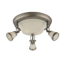Hampton Bay Semi-Flush Mount Light 14 in. Adjustable Heads (5-Light)