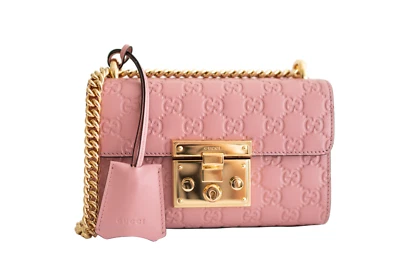 BOLSO DE HOMBRO 100% AUTÉNTICO NUEVO GUCCI GUCCISSIMA GG PEQUEÑO CANDADO NOCHE Foto 1 de 4