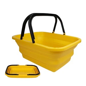 Collapsible Compact Bucket with Handle 10L(2.6 Gallon) Portable Water Bucket,... - Picture 1 of 8