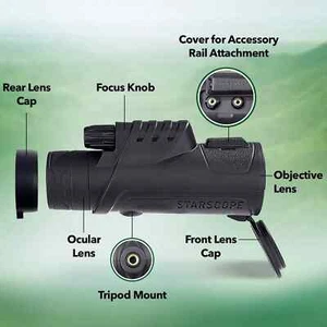 Starscope Monocular Telescope - 10x Adjustable Magnification New - Picture 1 of 3