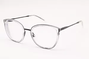 DKNY DK7011 972 CRYSTAL CLEAR BLACK AUTHENTIC DESIGNER EYEGLASSES 54-19 - Picture 1 of 4